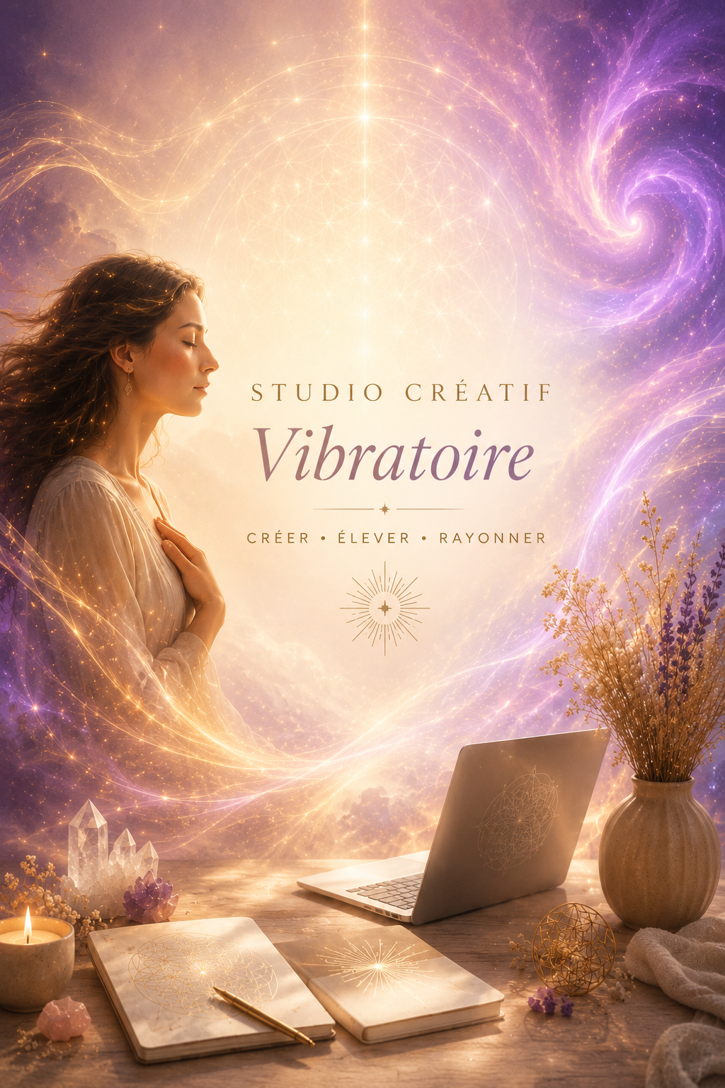 Image vibratoire créée dans le Studio Créatif Vibratoire